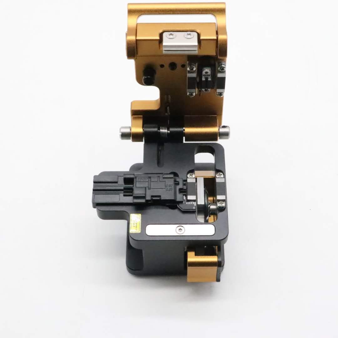 V7 Optical Fiber Cleaver for FTTH Inno Fusion Splicer - Professional Fiber Cutter with Free Fiber Stripper - Perfect for Telecom Technicians & Network Installations