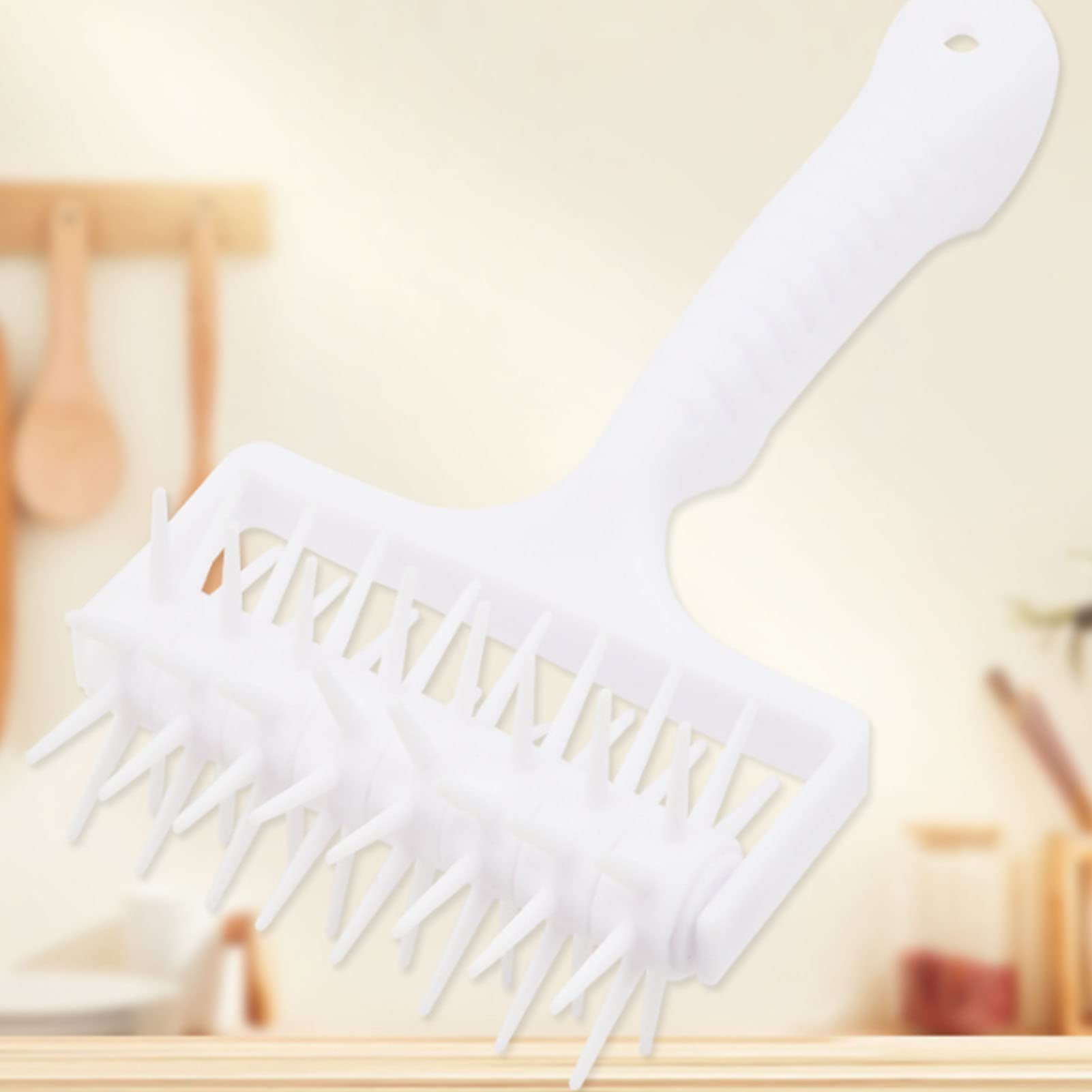 Commercial Pizza Dough Docker Roller with Spikes - Professional Pastry Docking Tool for Home & Restaurant Kitchens - Perfect for Pizza, Pie Crust & Pastry Preparation