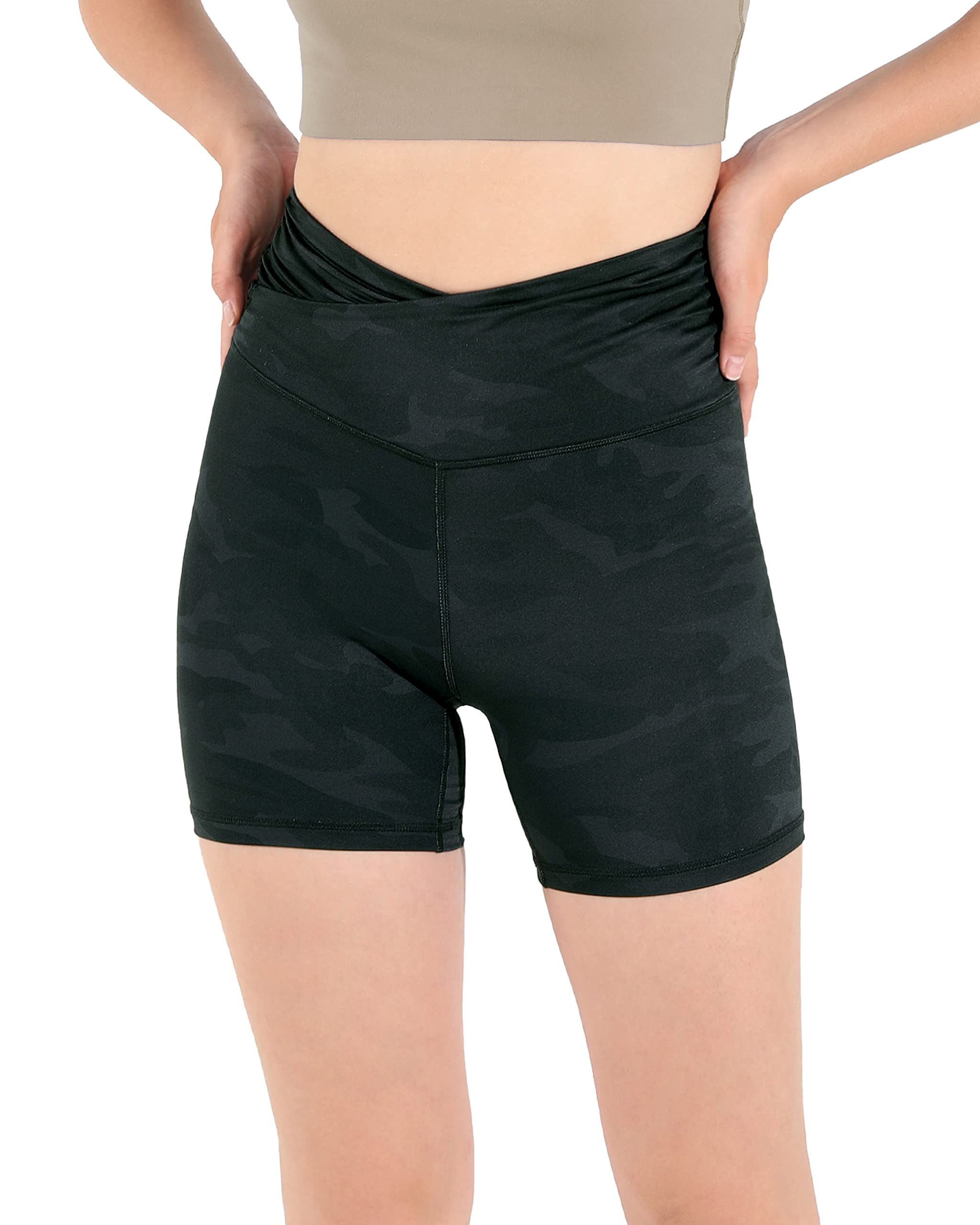 ODODOS High Waist Yoga Shorts for Women - 5