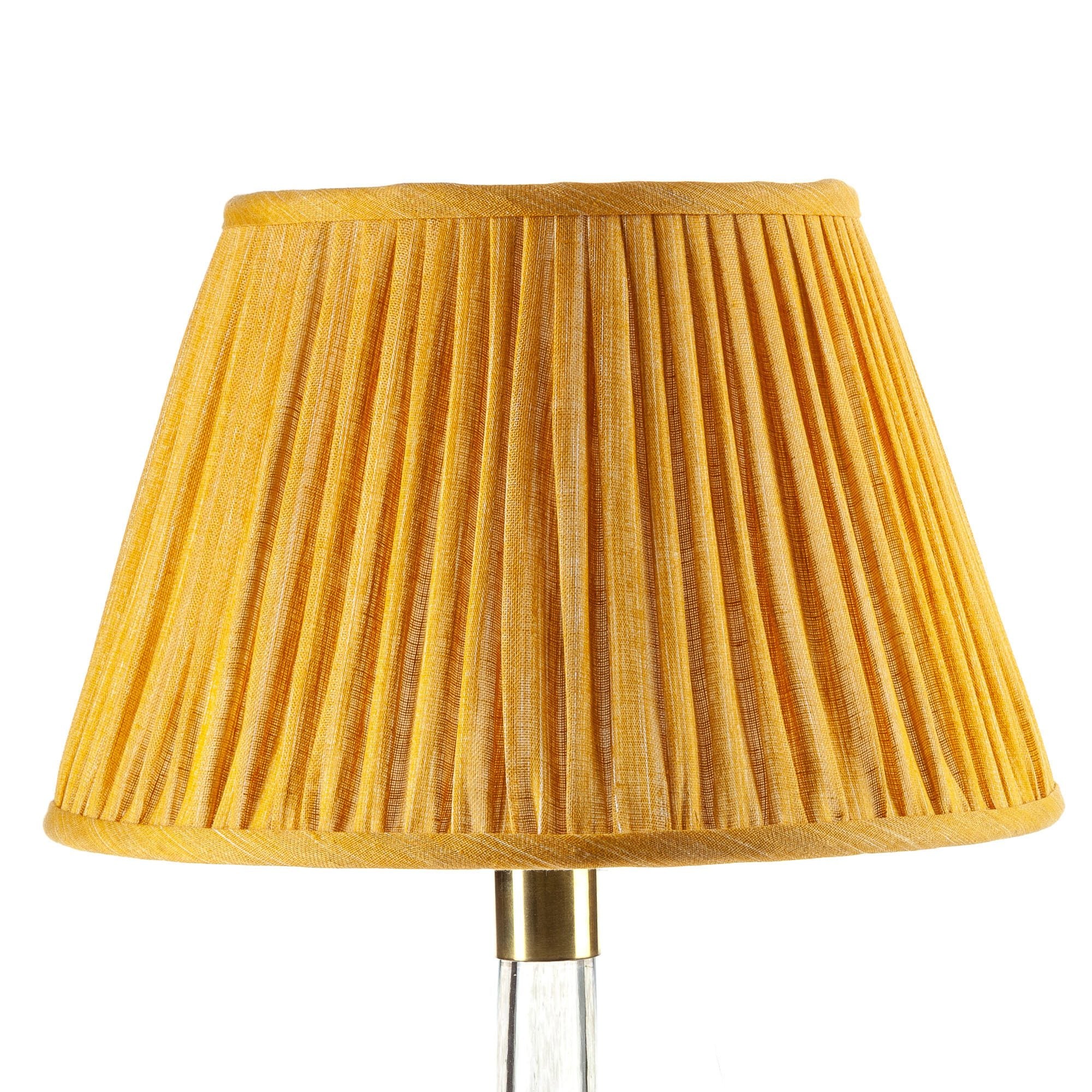 Bedwyn Club Yellow Lampshade - Vintage Style Fabric Lamp Shade for Table & Floor Lamps - Perfect for Living Room, Bedroom & Office Decor