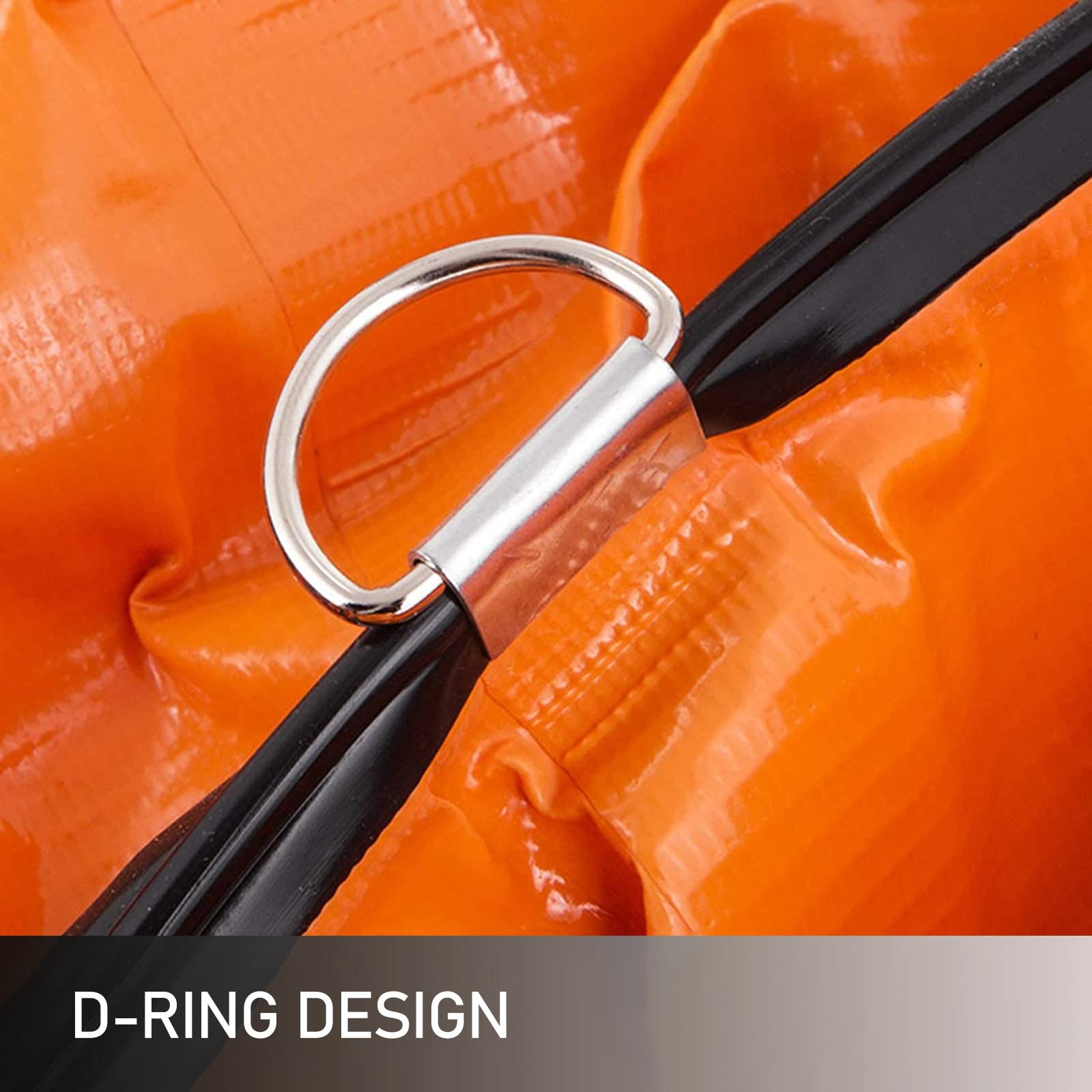 Flexible PVC Ventilation Duct Hose - Fire Retardant PVC Flexible Ducting for Blower, Extractor Fan & Ventilator Systems (10m Length, 200mm Diameter) - Ideal for Industrial Ventilation, HVAC Systems & Workshop Air Extraction