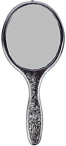 GLAN Compact Handheld Magnifying Makeup Mirror - 10X Magnification, Portable Travel Mirror for Purse & Pocket - Perfect for Home, Office, Travel & On-the-Go Touch Ups