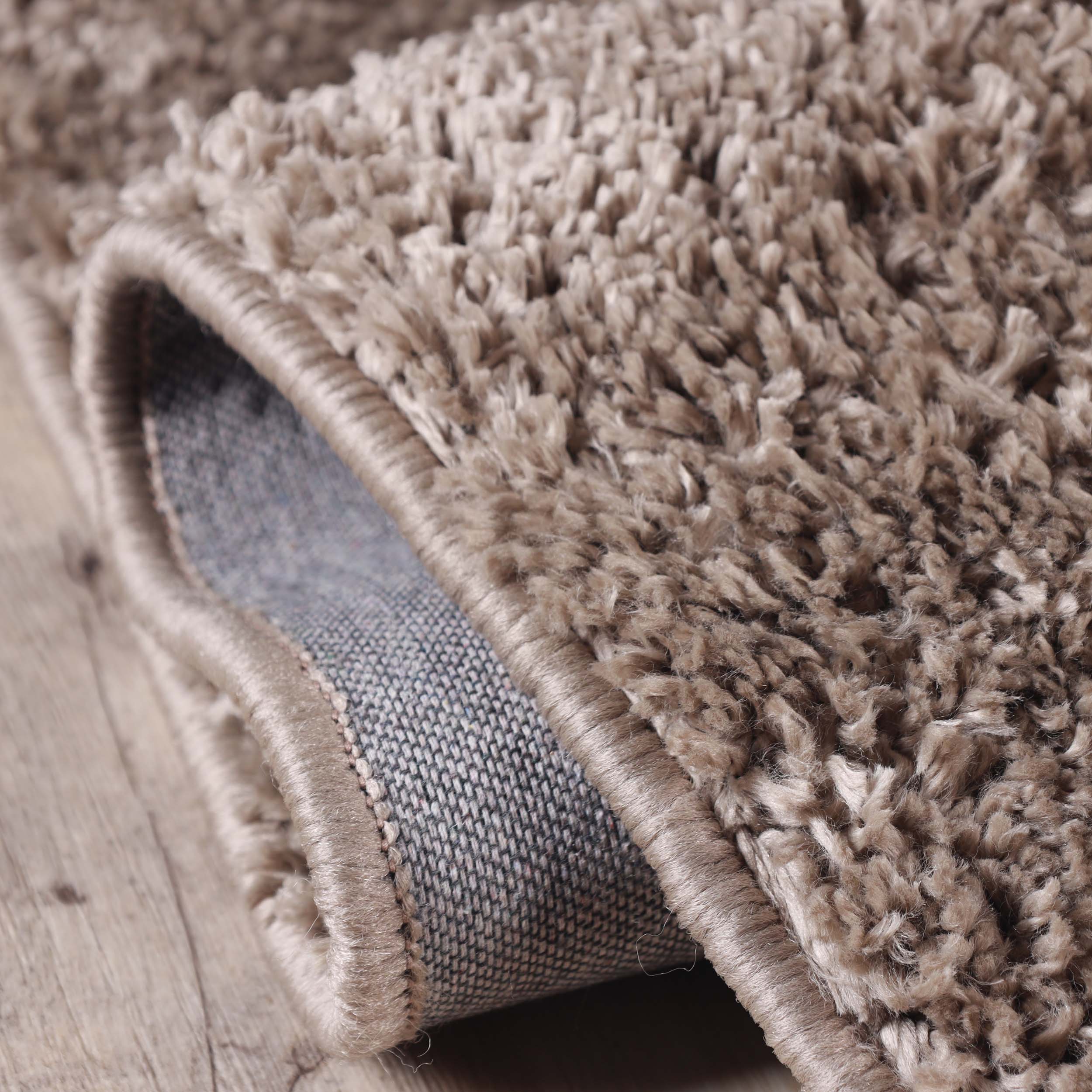 Berlin Solid Indoor Plush Shag Runner Rug - Soft Area Rug for Living Room, Bedroom, Nursery - Non-Slip Comfortable Floor Mat for Home Decor