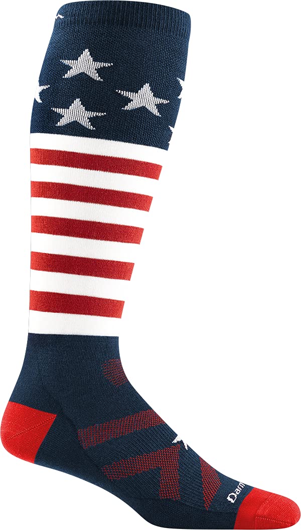Darn Tough Captain America Ultra Light Socks for Men - Moisture Wicking Hiking & Running Socks - Perfect for Outdoor Adventures & Daily Wear
