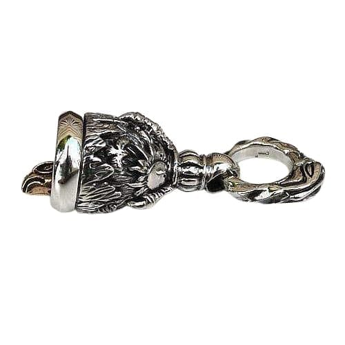 Eagle Claw Sterling Silver Bell Pendant Necklace - Elegant Native American Jewelry for Women - Perfect for Spiritual Ceremonies, Boho Fashion & Gift Giving