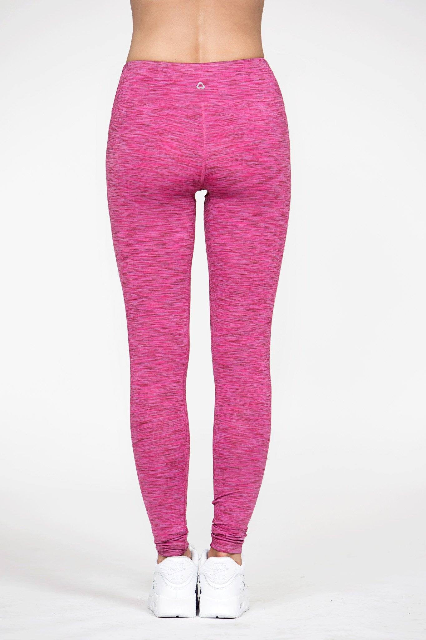 Lucky Legging Heathered - Women's High Waist Stretchy Leggings for Yoga, Running & Everyday Wear