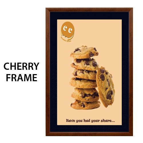 24x30 Designer Wood Snap Frames for Posters with 3 Wide Matboard - Perfect for Art Displays, Home Decor & Office Presentations