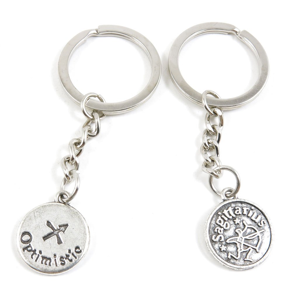 Stylish Zodiac Sagittarius Keychain - Fashion Jewelry Keyring for Car Keys, House Keys & Bags - Bulk Wholesale Key Tag Supplier - Perfect for Gifts, Party Favors & Personal Use