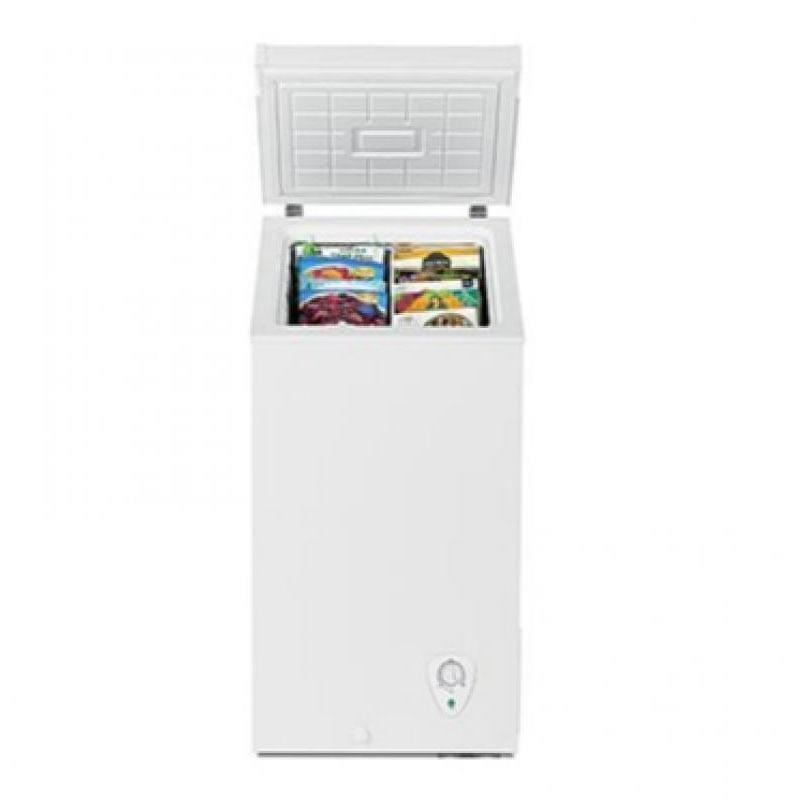 FARFALLA 70L Slim Chest Freezer - Energy Efficient Upright Deep Freezer for Home, Garage, or Basement - Compact FCF W70 Model for Frozen Food Storage & Meal Prep
