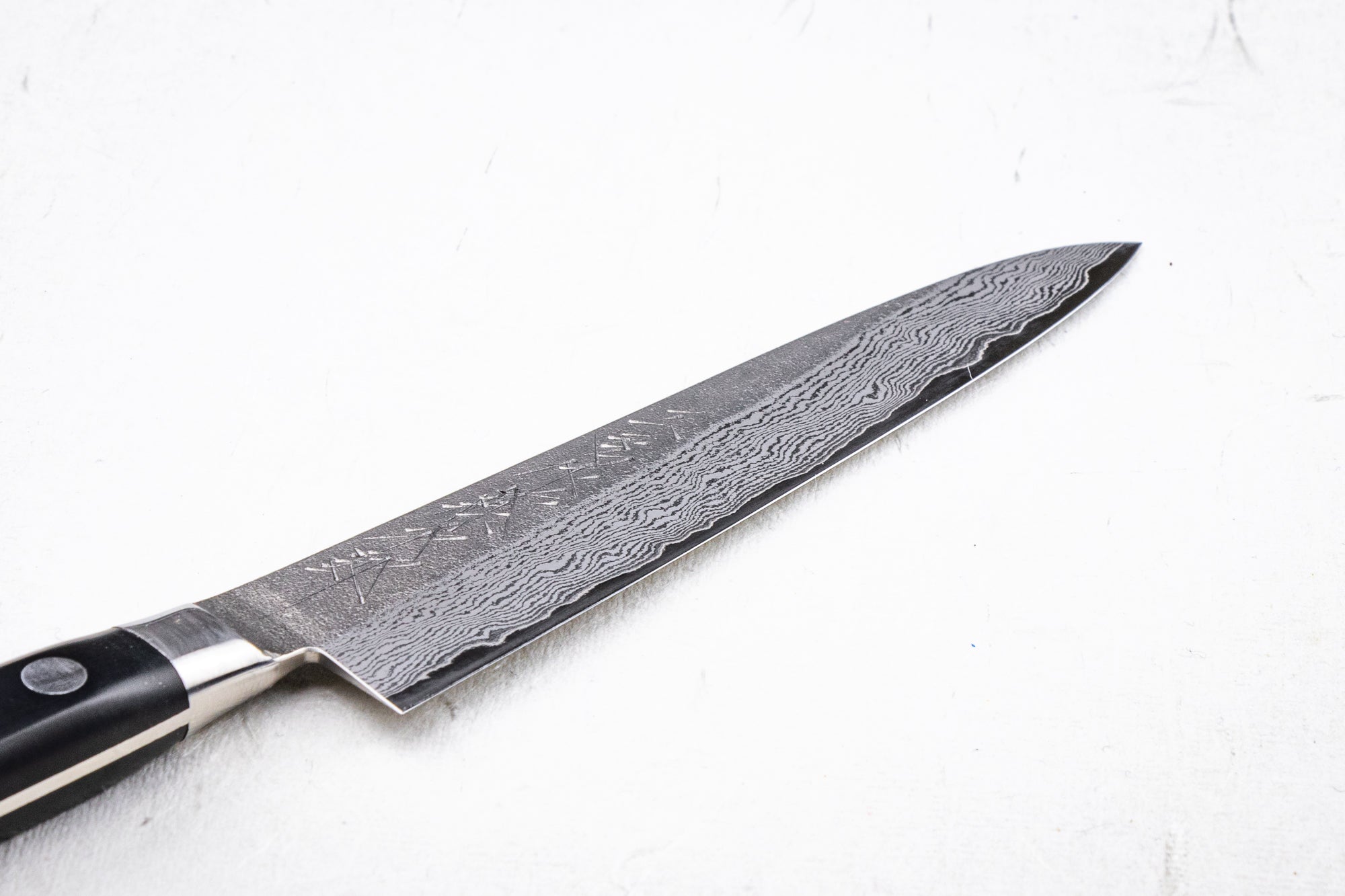 TOJIRO ATELIER CLASSIC VG10 Damascus Petty Knife 120mm - Japanese Stainless Steel Kitchen Knife for Slicing, Peeling & Precision Cutting - Perfect for Chefs, Home Cooks & Culinary Enthusiasts