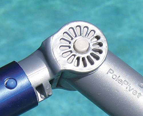 Poolmaster 29018 Adjustable Swimming Pool Cleaning Pole with Pivot Head - Telescopic Pool Skimmer Pole for In-Ground & Above Ground Pools, Spas & Hot Tubs - Perfect for Leaf Skimming, Vacuuming & Maintenance