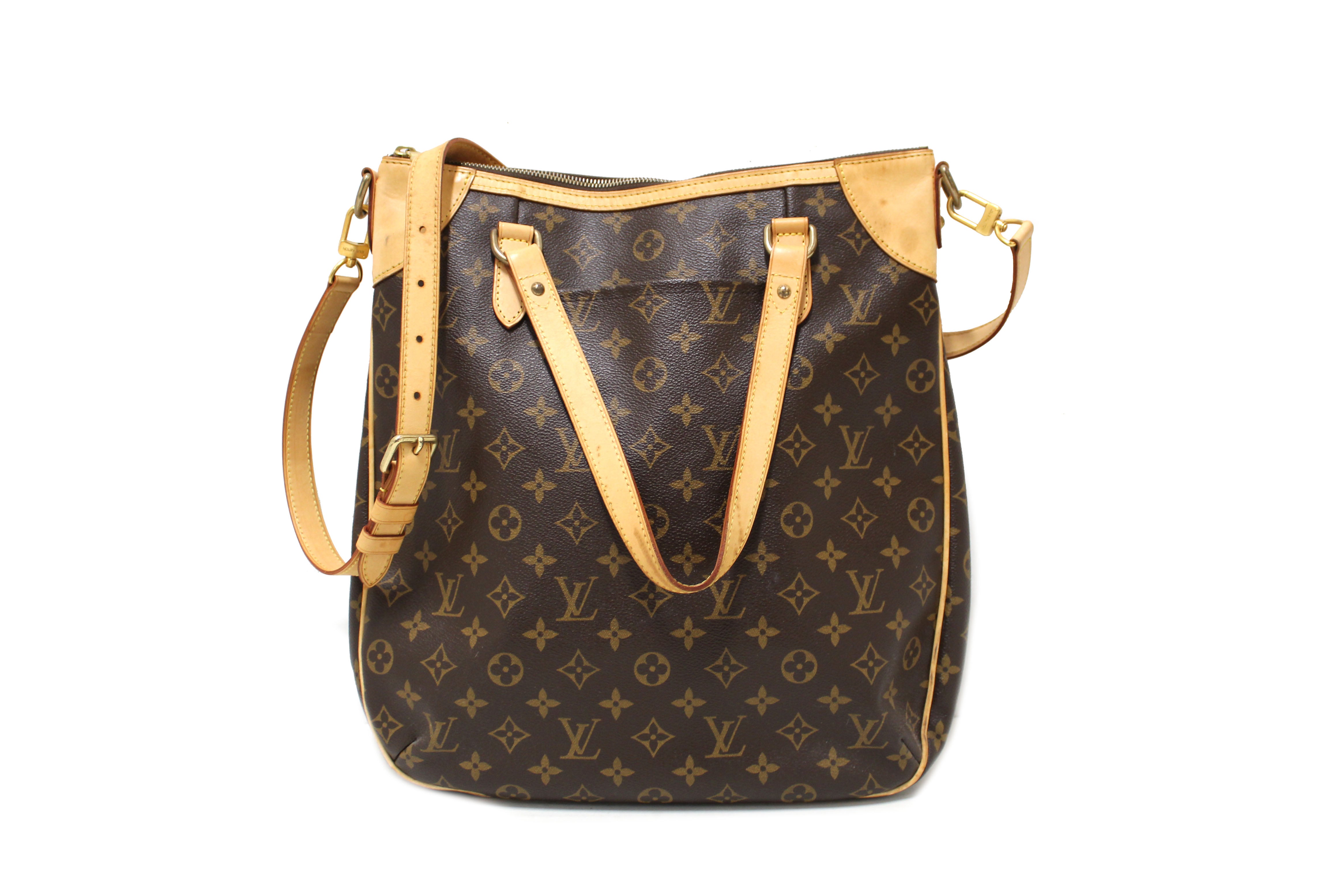 Authentic Louis Vuitton Monogram Odeon GM Messenger Bag for Women - Luxury Leather Crossbody Shoulder Bag for Travel, Work & Everyday Use
