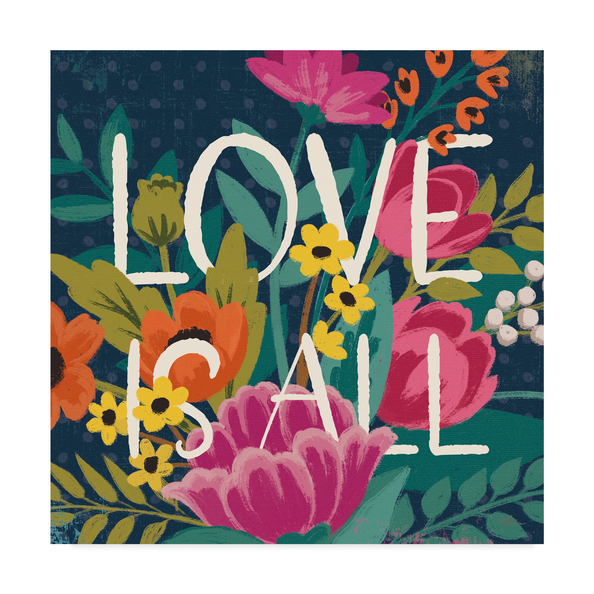 Trademark Fine Art Janelle Pinner Multicolor Canvas Wall Art - Perfect for Living Room, Bedroom & Office Decor