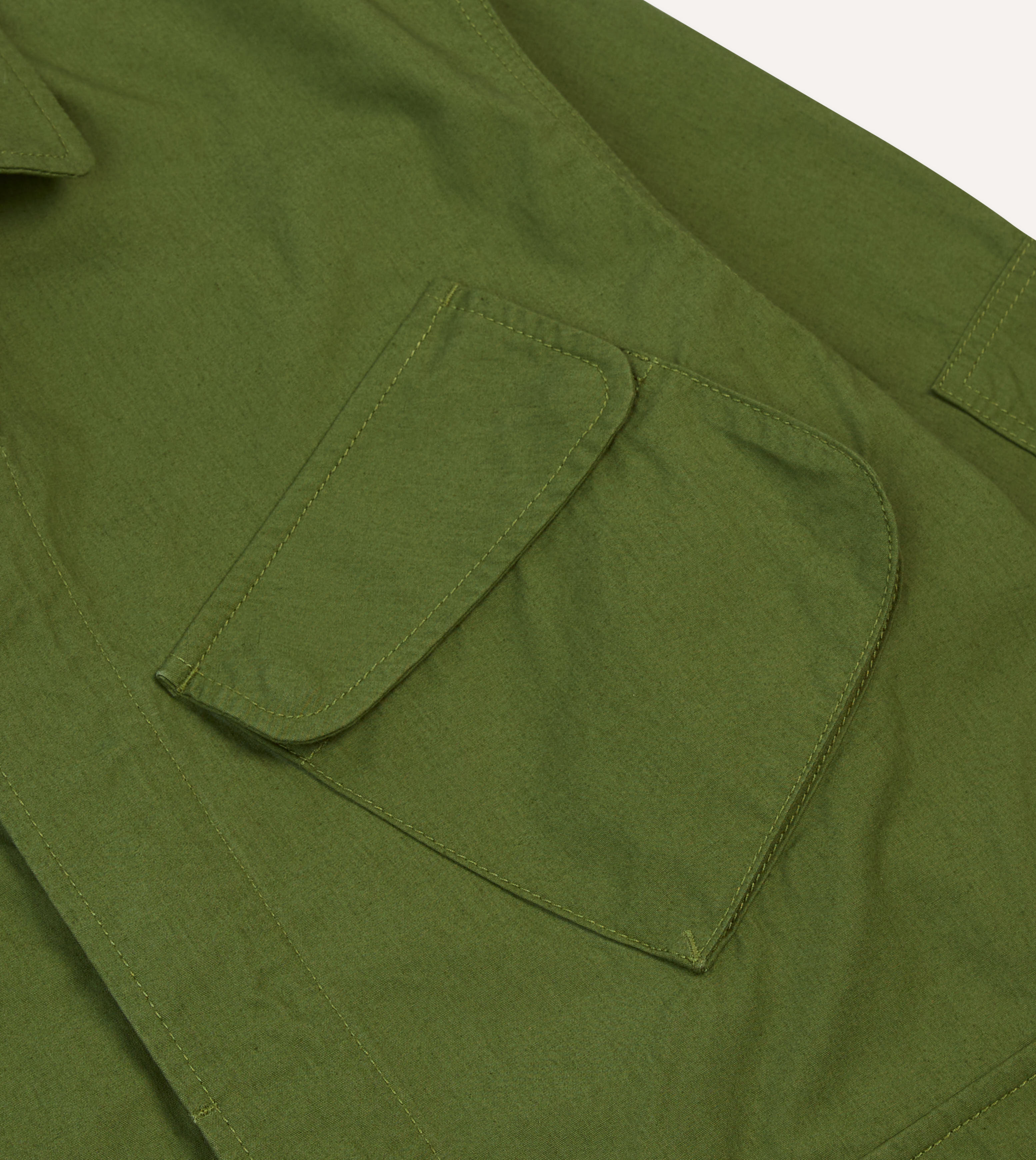 Premium Olive Cotton Jungle Jacket for Men & Women - Lightweight Outdoor Adventure Jacket for Hiking, Camping & Travel