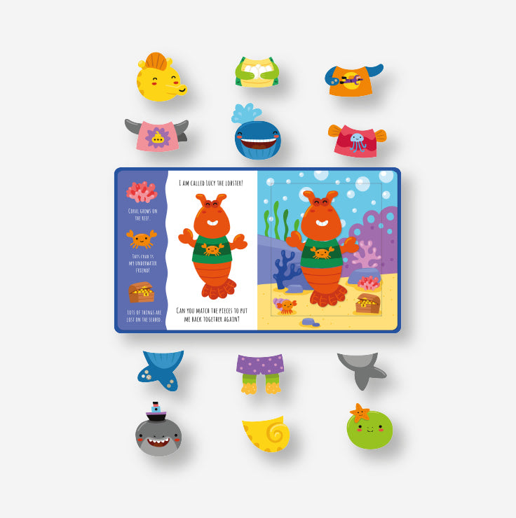 Interactive Ocean Activity Board Book for Kids – Fun Learning & Playtime for Toddlers | Perfect for Travel, Home & Classroom