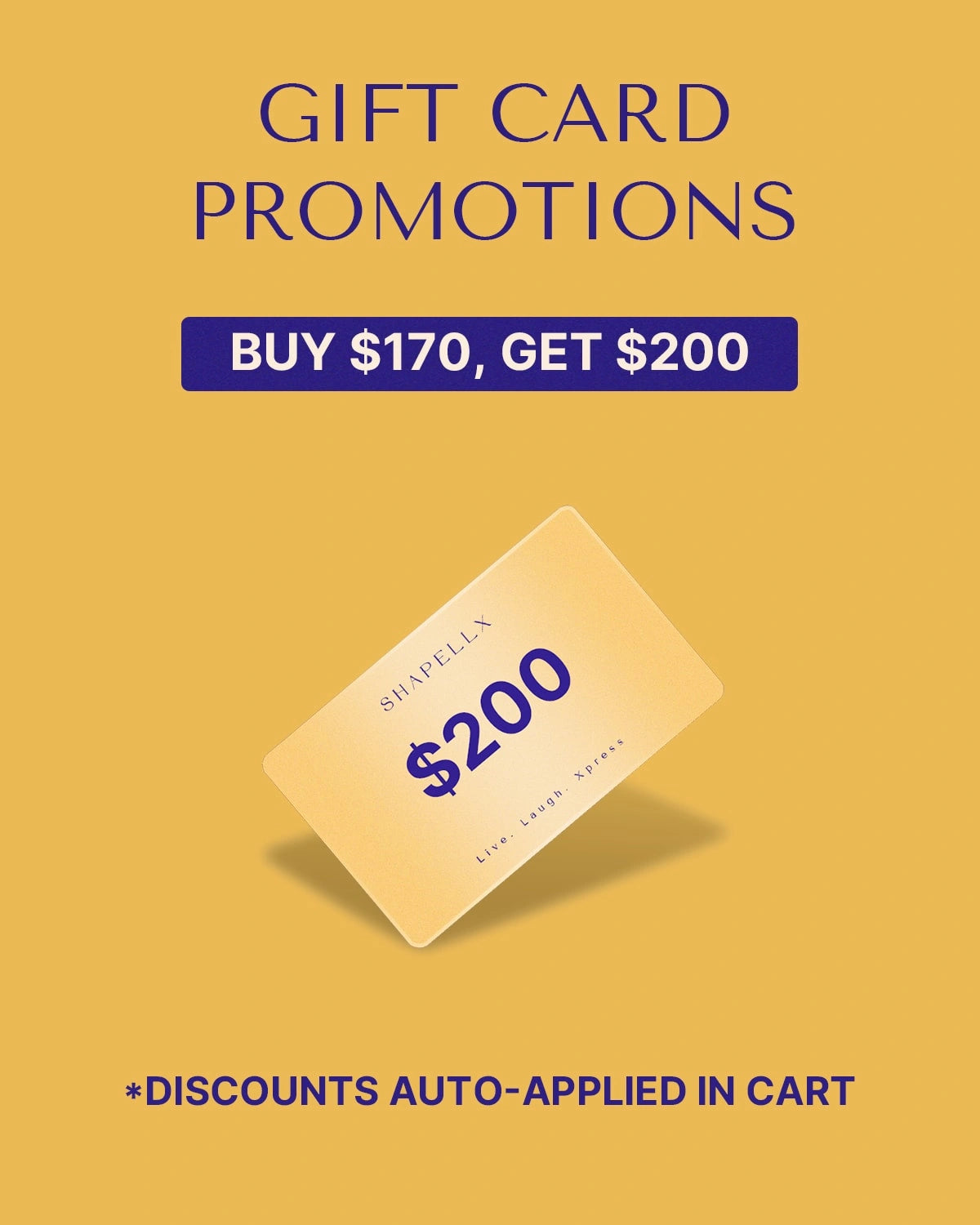 Shapellx E Gift Card - Perfect for Birthdays, Holidays & Special Occasions | Digital Gift Card for Online Shopping