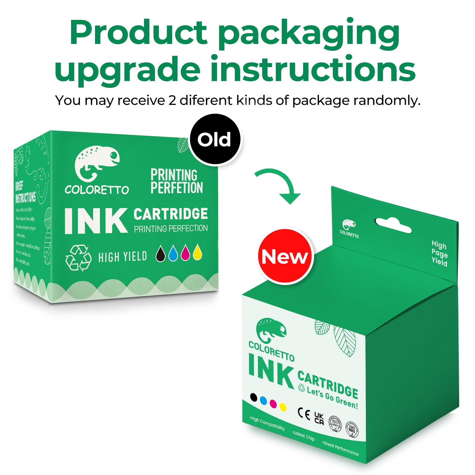 COLORETTO Remanufactured HP 901XL Ink Cartridges - 2-Pack (1 Black & 1 Tri-Color) - High-Yield Compatible with HP Officejet 4500, J4524, J4540, J4550, J4580, J4624, J4660, J4680, J4860, G510a, G510g, G510n Printers - Perfect for Home Office & Small Business Printing Needs