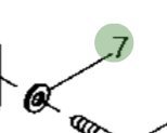 Original John Deere FH312276 Washer - Genuine OEM Replacement Part for Tractors & Heavy Equipment - Perfect for Engine Repairs & Maintenance