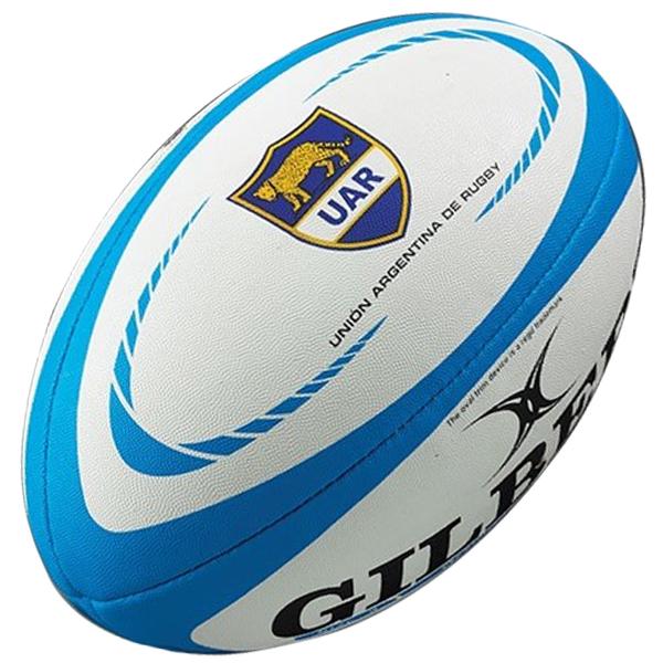 Gilbert Replica Rugby Ball - Official Size & Weight for Training & Match Play - Perfect for Rugby Practice, Games, and Sports Collectors