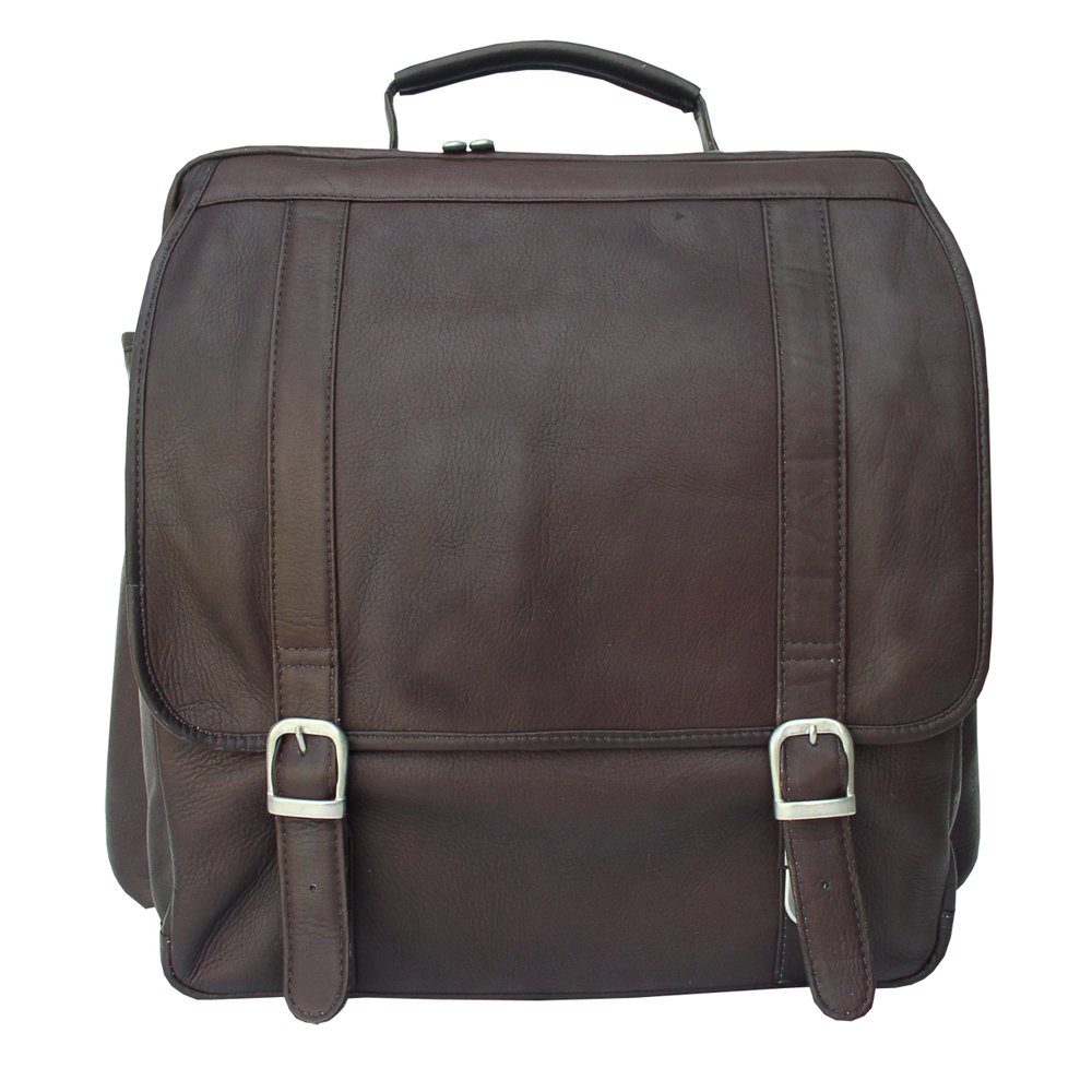 Vertical Laptop Backpack for Men & Women - Chocolate Brown, One Size Fits All - Perfect for Travel, Work & School