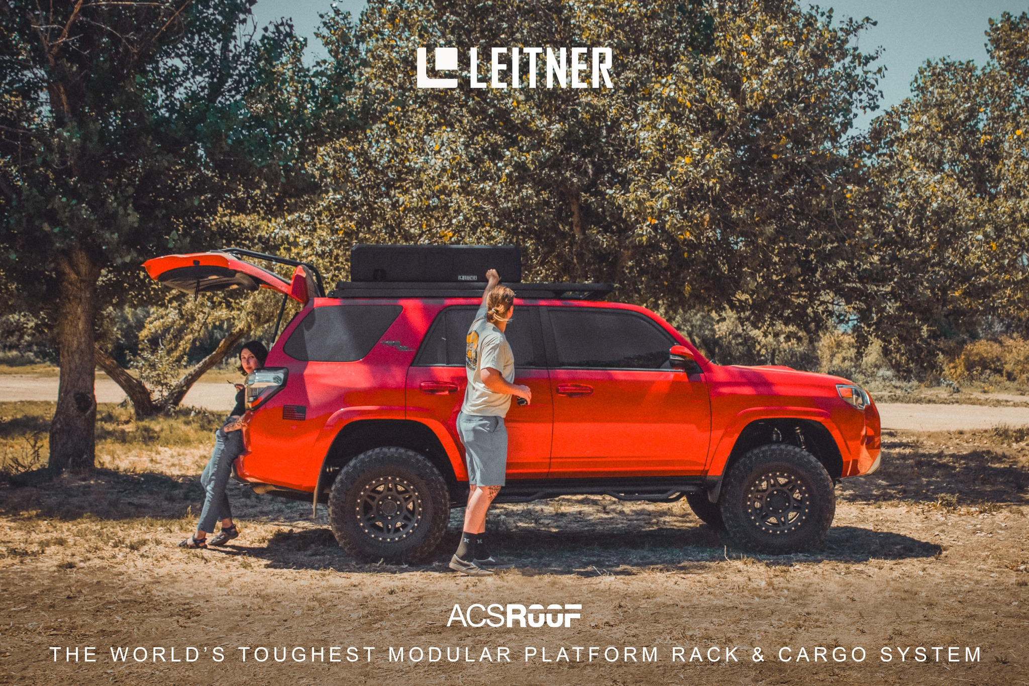 ACS ROOF 3/4 Roof Platform Rack for Toyota 4Runner 2010-2023 | Heavy Duty Aluminum Roof Rack | Perfect for Camping, Off-Roading & Outdoor Adventures