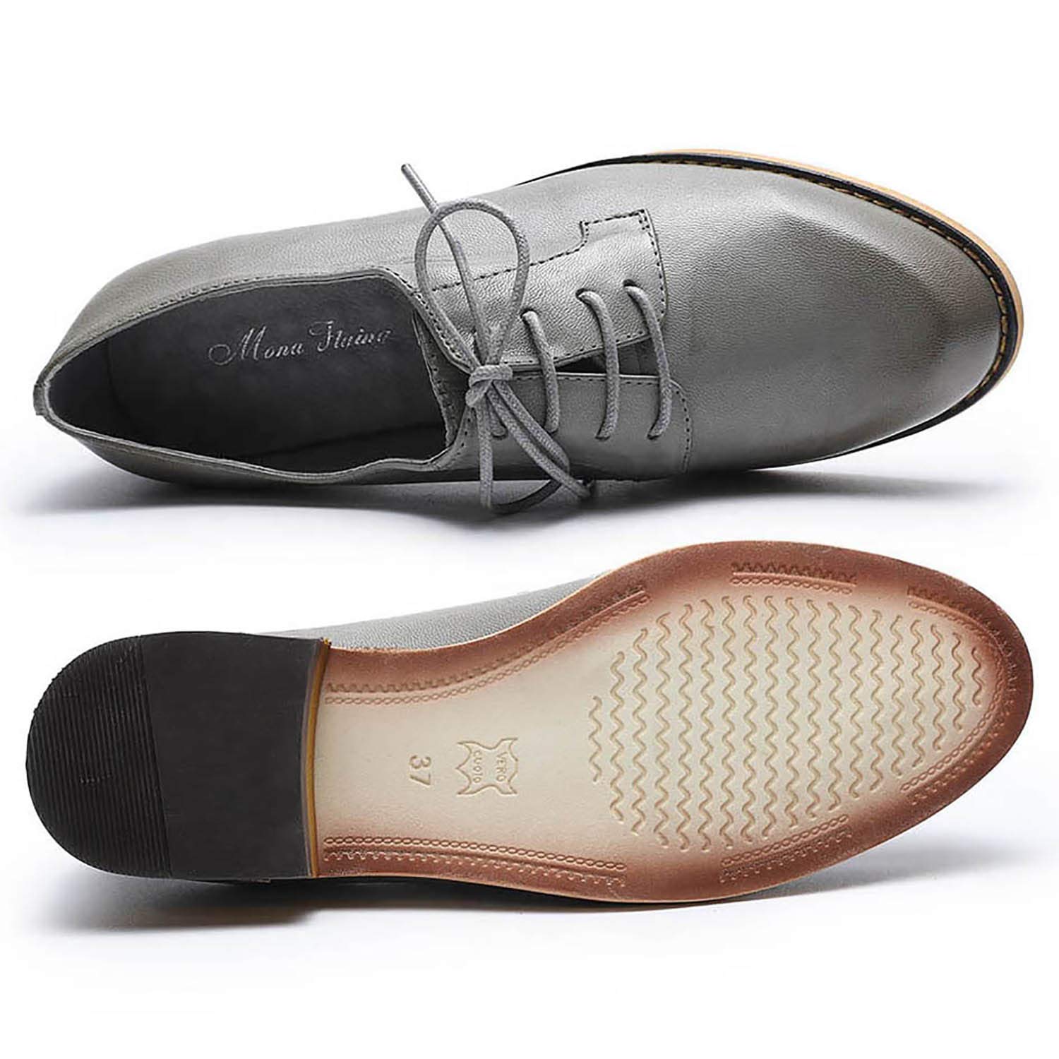 Handmade Women's Oxford Derby Shoes - Comfortable Leather Lace-Up Dress Shoes for Ladies | Perfect for Office, Weddings & Formal Occasions