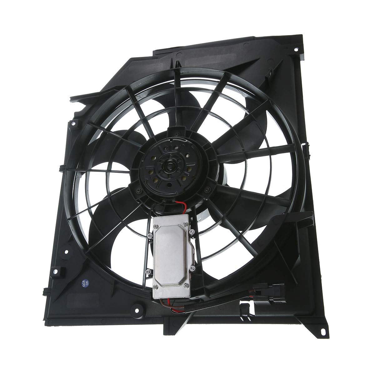 BMW E46 Cooling Fan Assembly Replacement for 320i 325Ci 325xi 330Ci 330xi - Manual Transmission Only | High-Performance Engine Cooling Solution for Summer Driving & Heavy Traffic