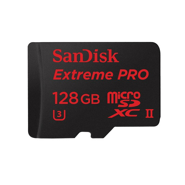 SanDisk Extreme Pro MicroSD Card 64GB/128GB - U3, UHS-II, 275MB/s Read, 100MB/s Write - Includes SD Adapter - Perfect for 4K Video, Action Cameras & Drones
