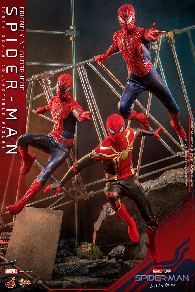 Hot Toys Marvel Comics Spider-Man No Way Home Friendly Neighborhood Spider-Man (Tobey Maguire) 1/6 Scale 12