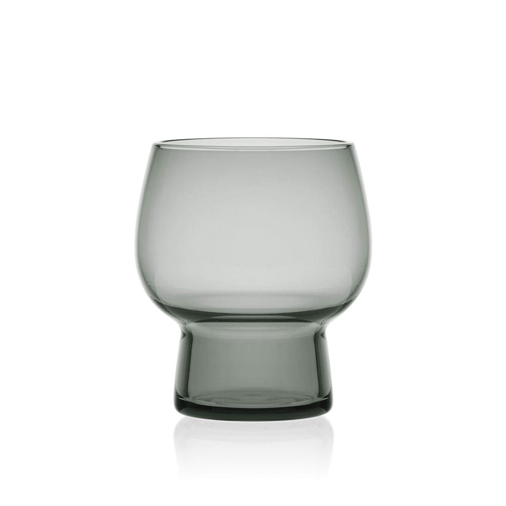 Phoebe Smoke Set of 4 Double Old Fashioned Glasses - Whiskey, Bourbon & Cocktail Drinking Glasses - Perfect for Home Bar, Parties & Gifts