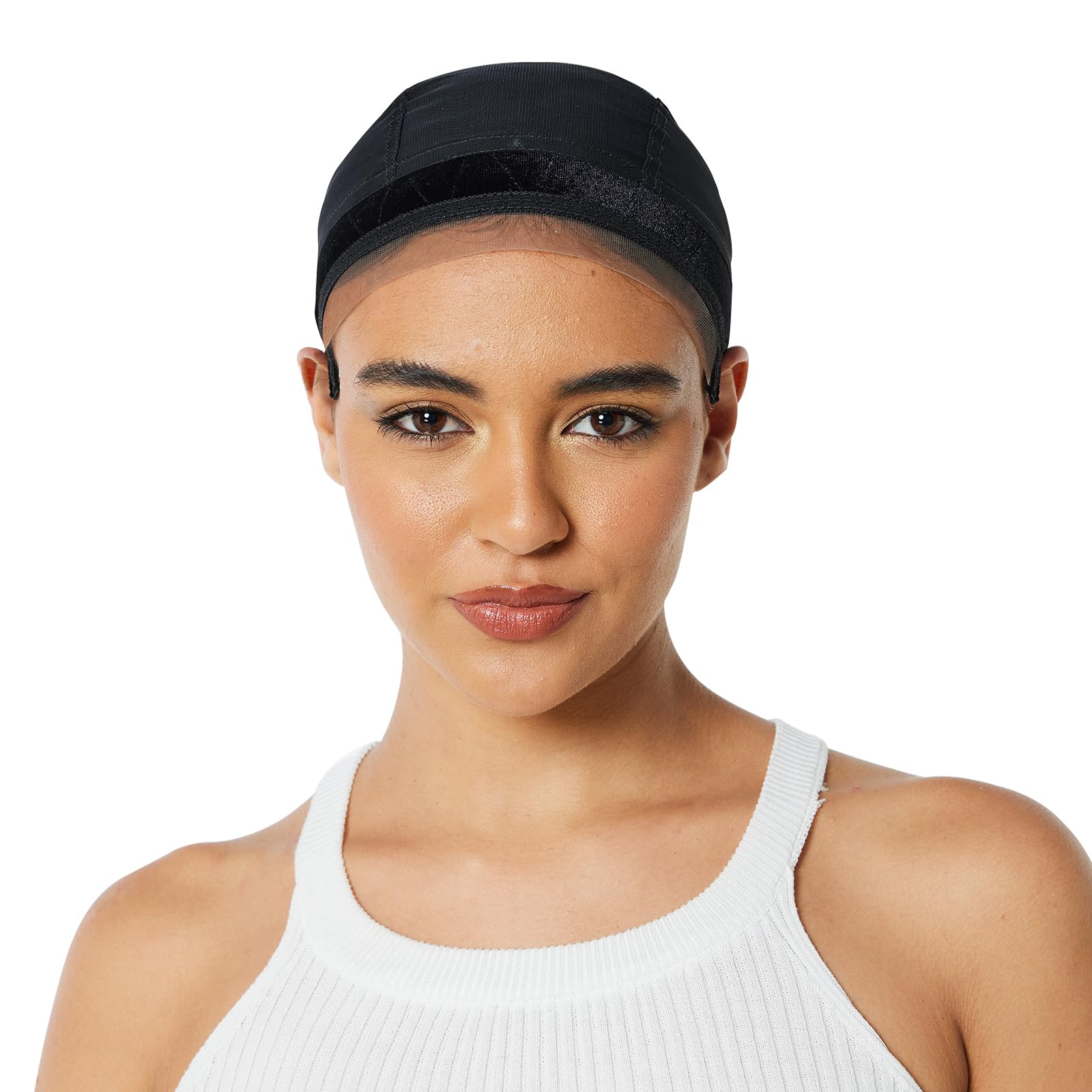 Lace Silicone Wig Grip Cap for Women - Adjustable Glueless Grip Band for Lace & Single Top Wigs, Black - Perfect for Daily Wear, Cosplay, and Special Events