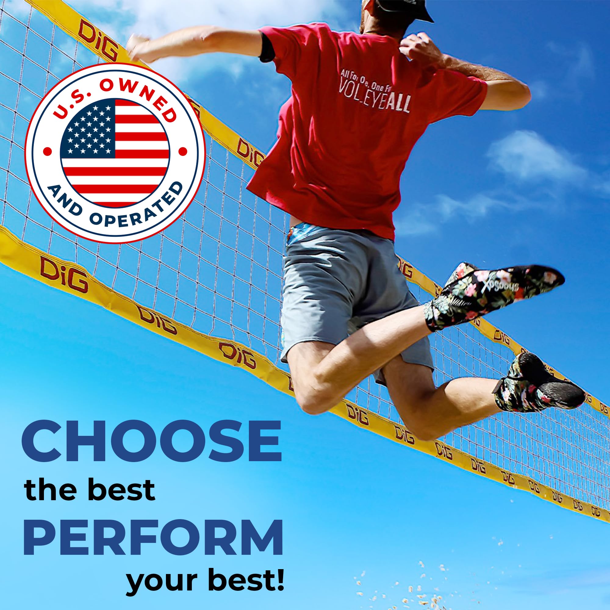 Premium Beach Volleyball & Sand Soccer Socks with Armor-Grade Soles - Longest Lasting Performance Socks for Sports & Outdoor Activities