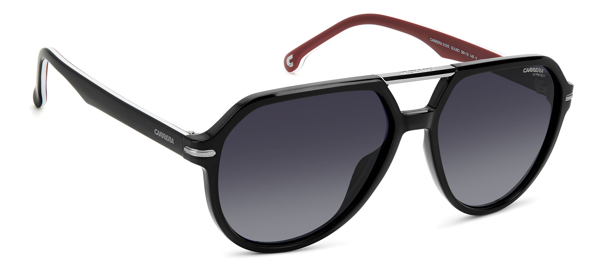 Carrera 315 S Sunglasses - Polarized UV Protection Aviator Style for Men & Women - Perfect for Driving, Outdoor Sports & Fashion Accessories