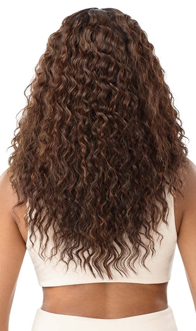 Outre Synthetic Melted Hairline HD Lace Front Wig - MIABELLA (Jet Black) | Natural-Looking Hair Replacement for Everyday Wear & Special Occasions