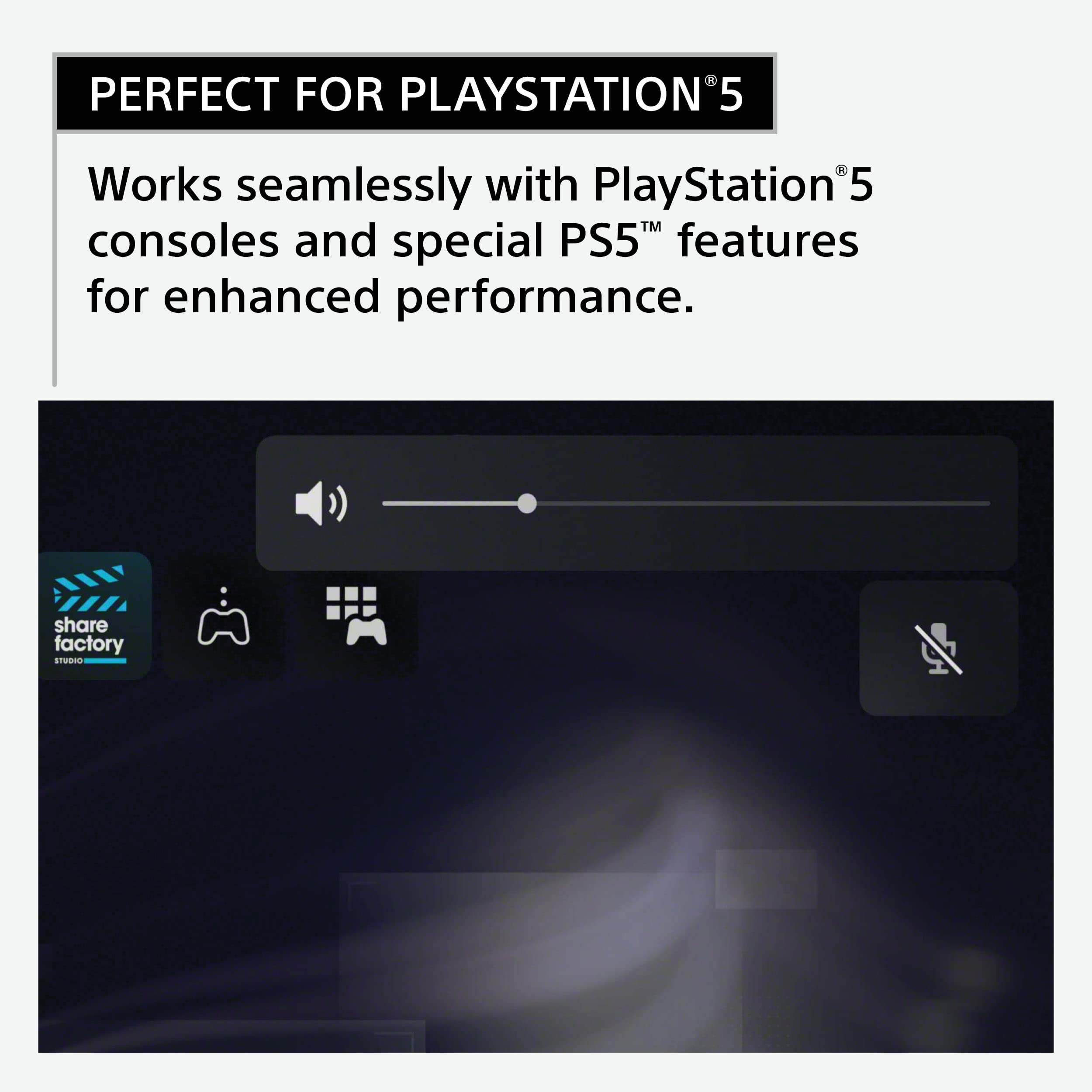 Sony INZONE H9 Wireless Noise Canceling Gaming Headset with Microphone - 360 Spatial Sound for PC, PS5 (WH-G900N) - Black | Perfect for Competitive Gaming, Streaming & Immersive Play