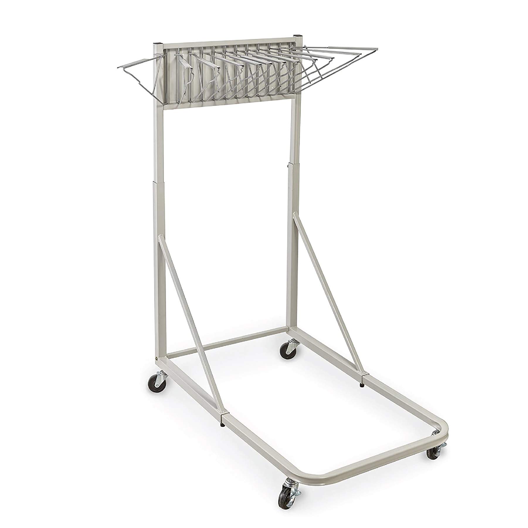 Adir Mobile Blueprint Holder - Heavy Duty Construction Plan Rack, Wall Mounted Map Organizer, Job Site Blueprint Display Stand for Architects, Engineers & Contractors - Perfect for Office, Construction Site & Home Studio (Without Clamps)
