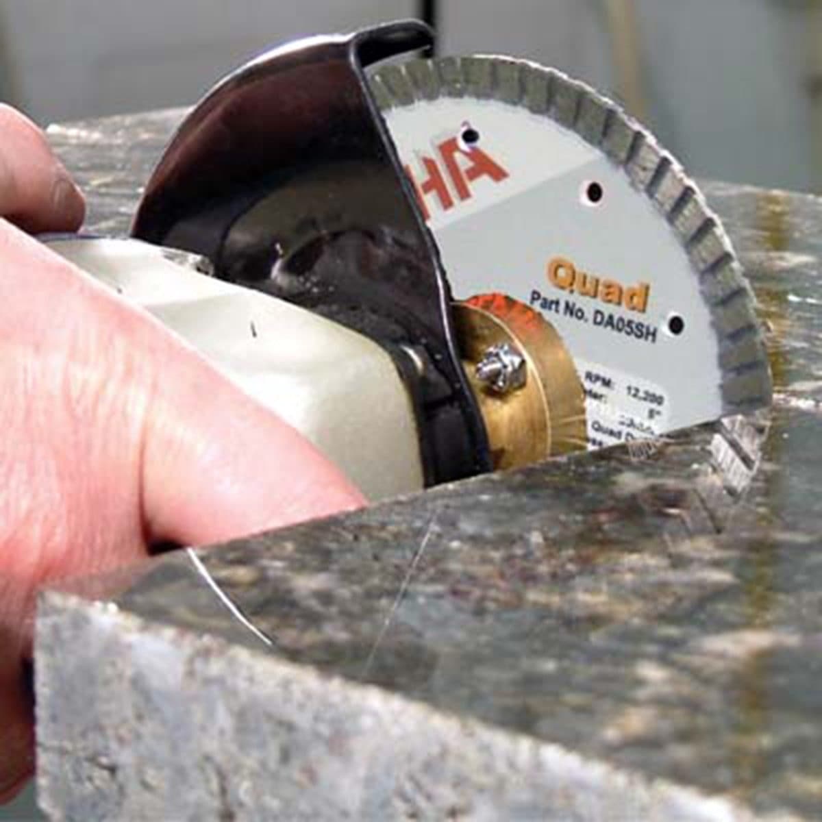 Alpha Quad Turbo Diamond Blade - Premium Cutting Tool for Tile, Concrete & Masonry - Perfect for DIY & Professional Construction Projects