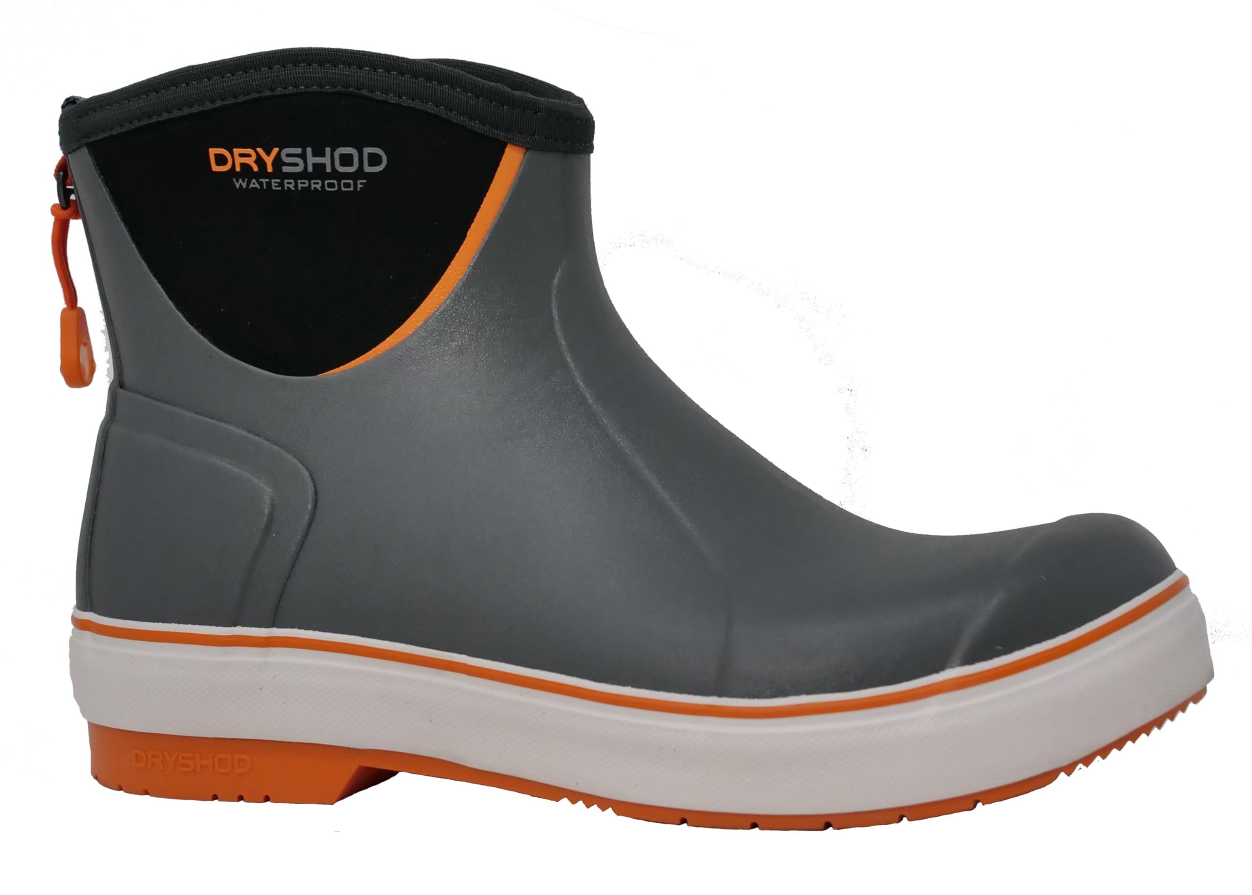 Dryshod Men's Slipnot Deck Boot - Waterproof Rubber Work Boots for Fishing, Boating & Outdoor Activities - Non-Slip Safety Shoes for Wet Surfaces