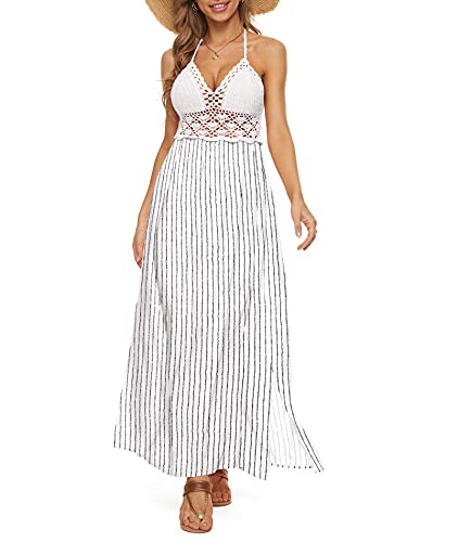 F Stripe White