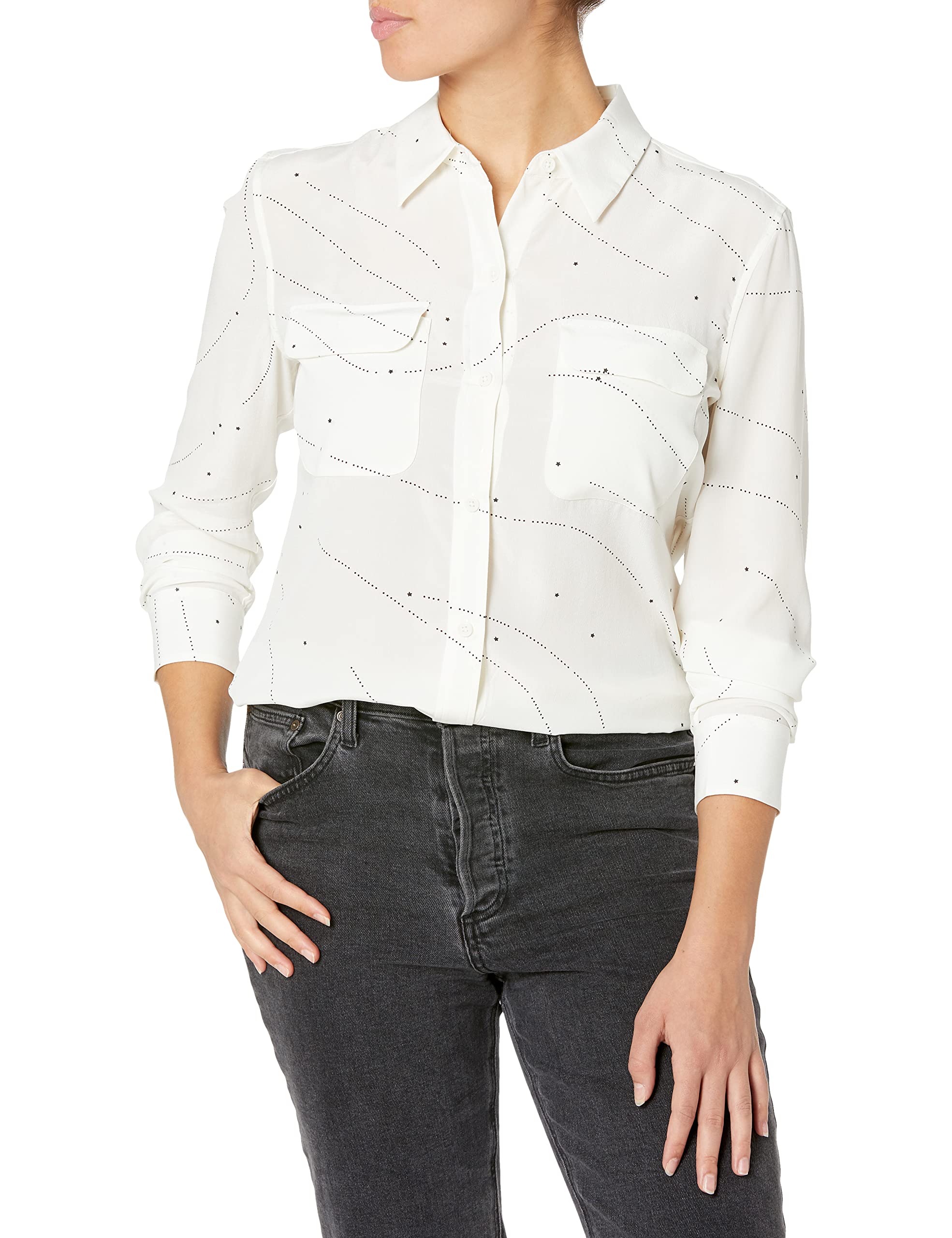 Women's Slim Fit Signature Shirt - Professional Office Wear & Casual Outfits - Perfect for Business Meetings, Dates & Everyday Style