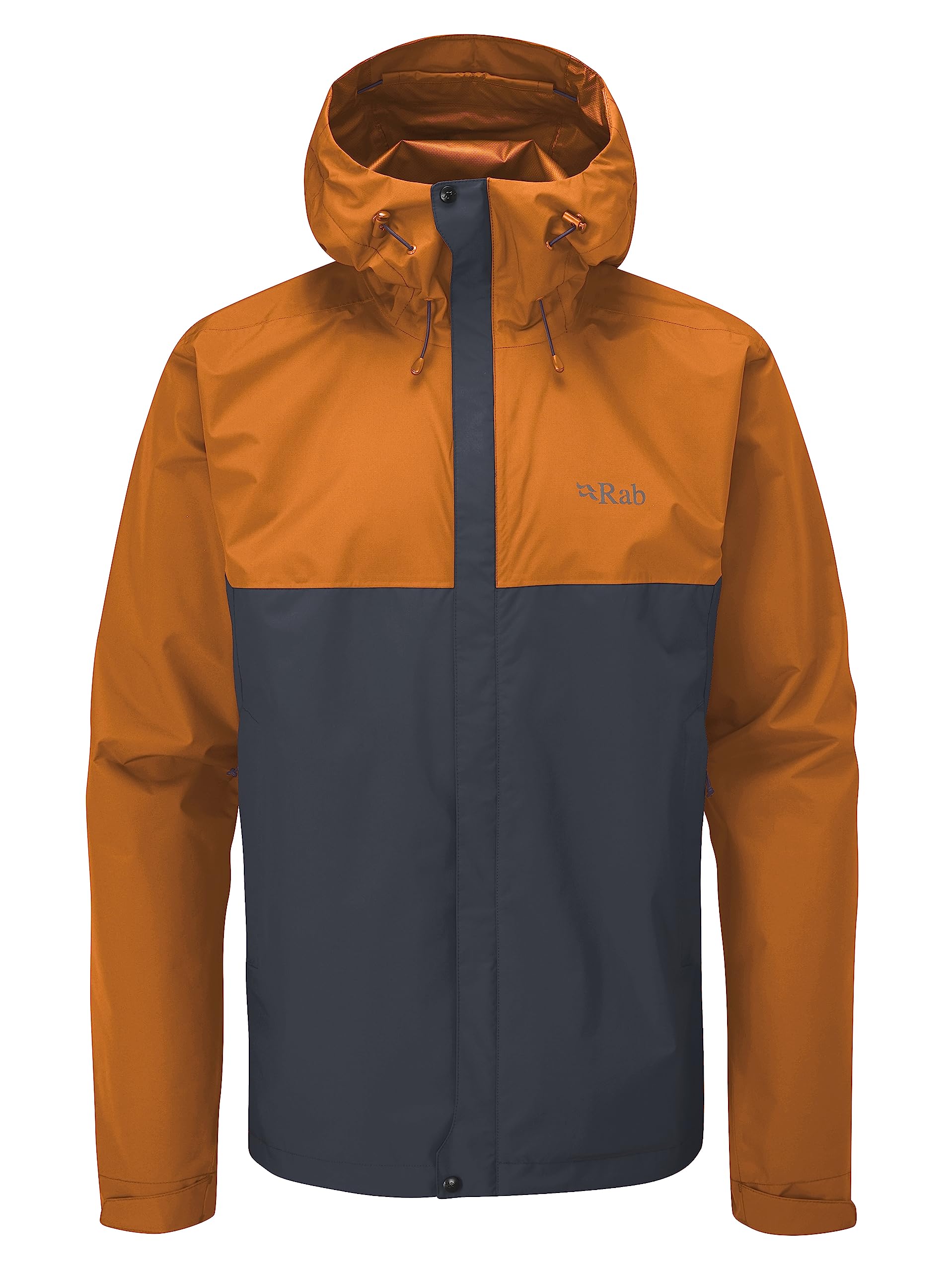 Rab Men's Downpour Eco Waterproof Breathable Jacket - Lightweight Rain Jacket for Hiking, Climbing & Outdoor Adventures | All-Weather Protection for Camping, Backpacking & Mountain Expeditions