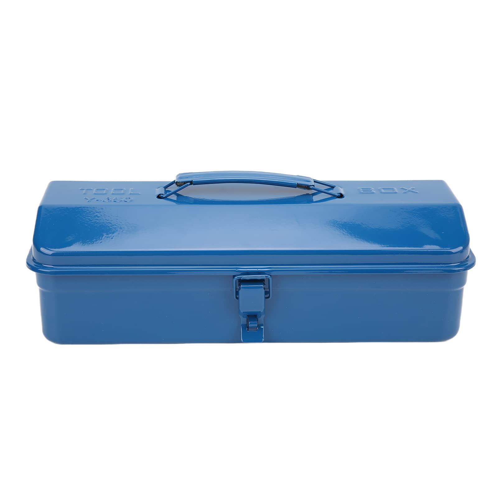 Meiyya Blue Anti-Rust Steel Tool Box - Compact Automotive Tool Storage Case for Mechanics & DIY Car Repair | Perfect for Garage Organization & Mobile Tool Kits