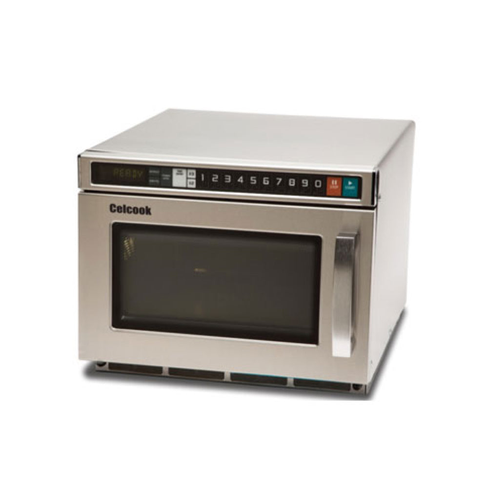 Celcook CCM2100 2100W Compact Commercial Microwave Oven 208/230V 60Hz - Perfect for Restaurants, Cafes & Fast Food Kitchens