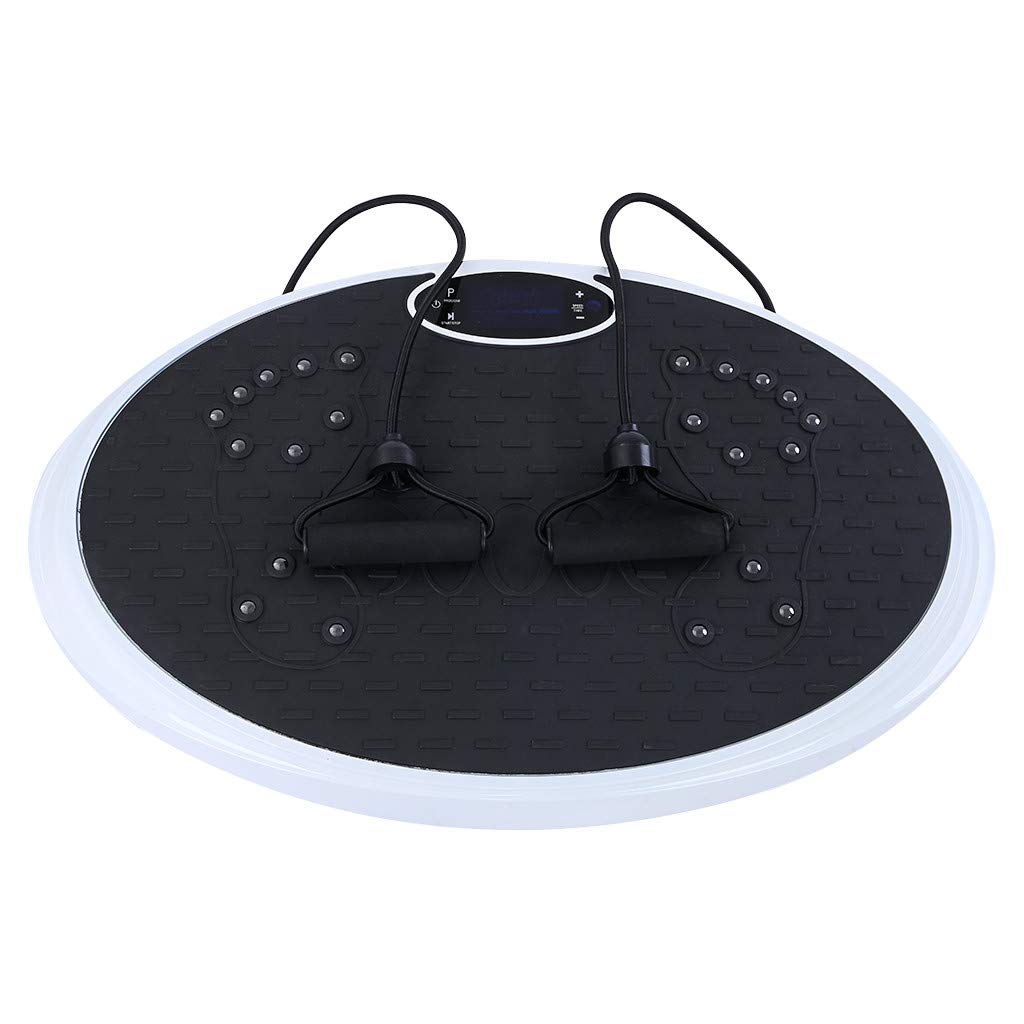 Vibration Plate Exercise Machine for Home - Whole Body Workout Vibration Fitness Platform with Remote Control, 1-99 Adjustable Levels, Supports 330lbs (White) - Perfect for Weight Loss, Toning & Recovery Therapy