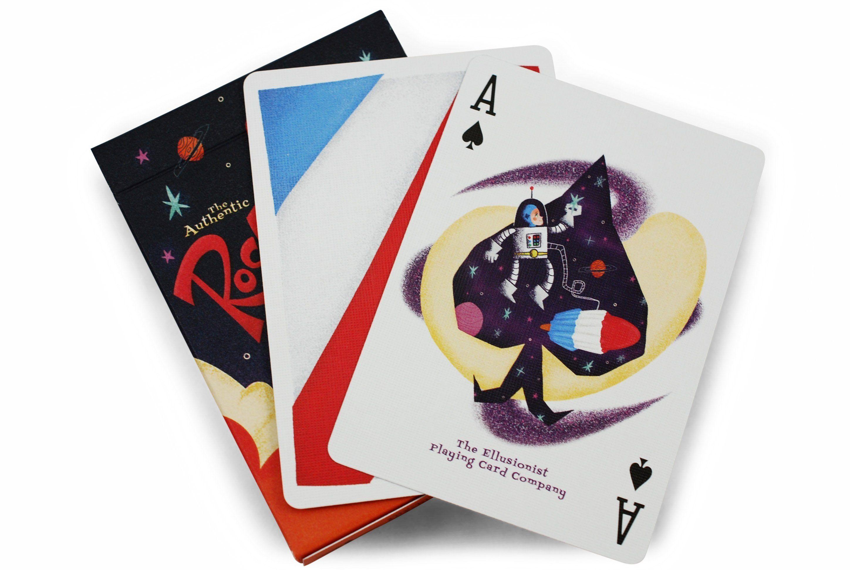 Premium Rockets Playing Cards - 52 Poker Cards with Unique Rocket Designs for Magic Tricks, Card Games & Collectors | Ideal for Poker Nights, Gifts & Magic Shows