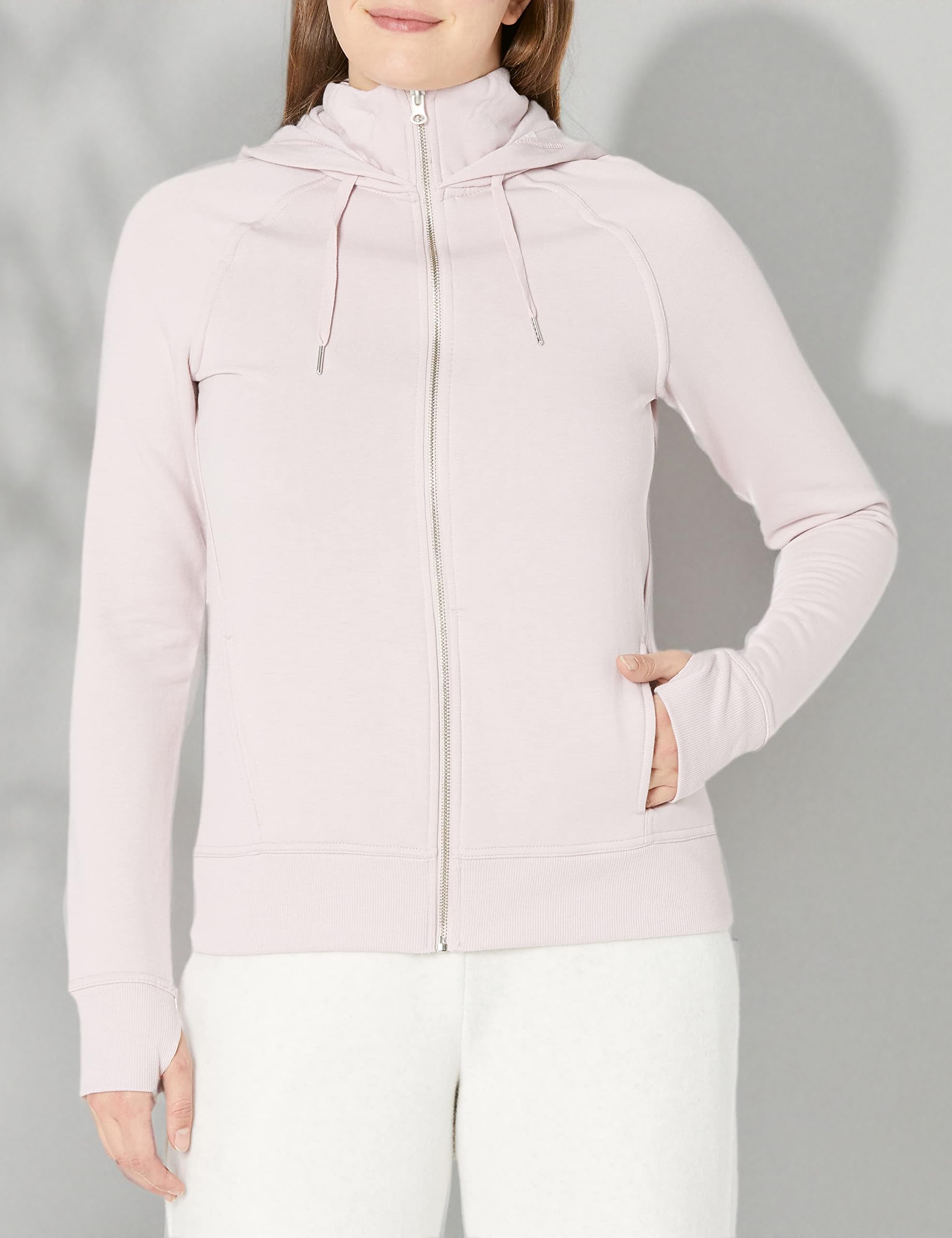 Jockey Women's Cozy Fleece Hooded Active Jacket - Lightweight Warm Pullover for Running, Hiking & Outdoor Activities