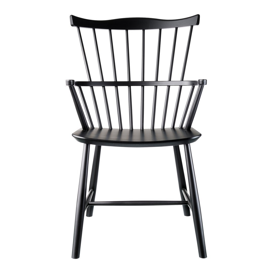 Borge Mogensen J52B Chair | Mid-Century Modern Dining Chair | Solid Wood & Leather | FDB Mobler Design | Perfect for Dining Room, Kitchen, or Home Office