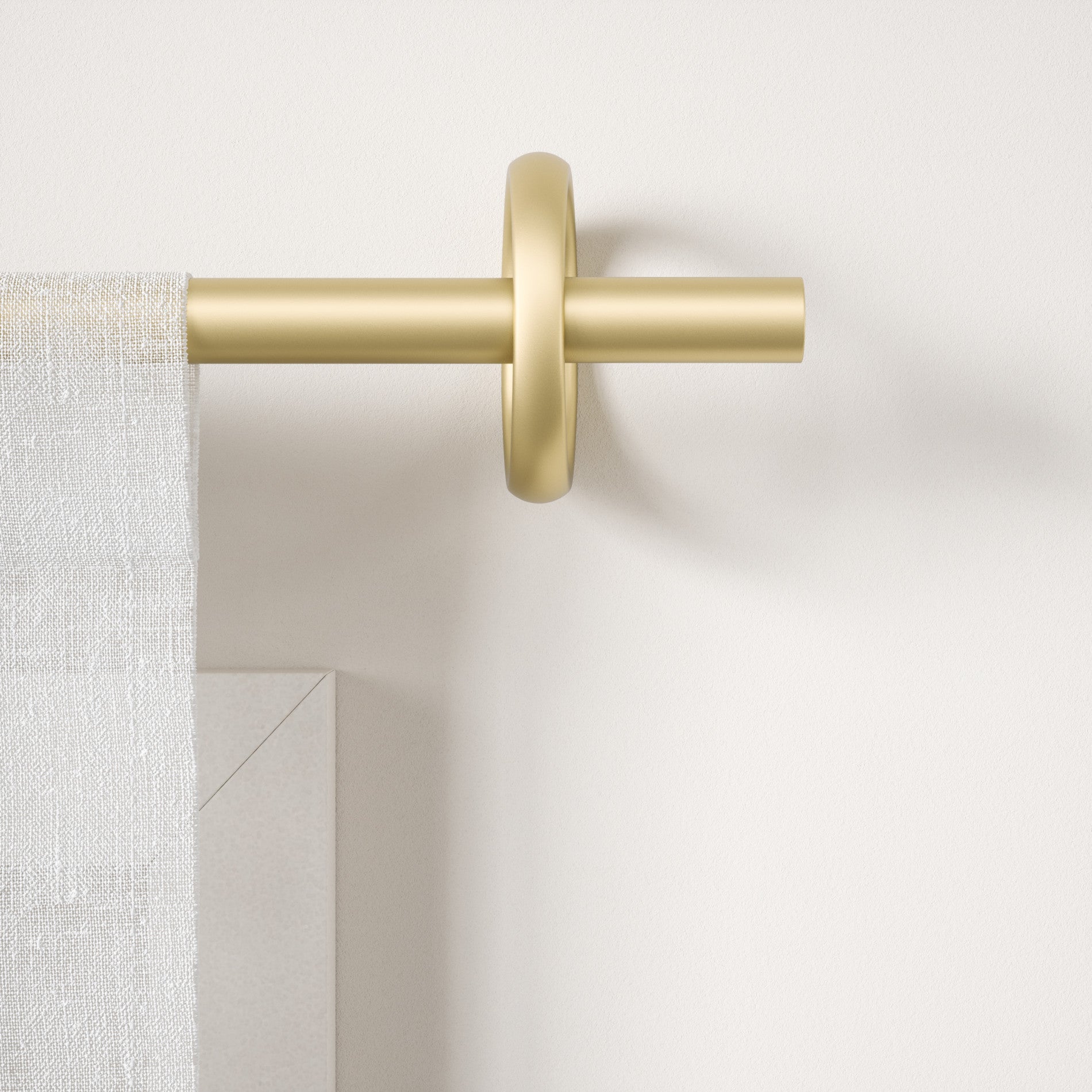 Ringlet Curtain Rod - Adjustable Decorative Window Curtain Rod for Living Room, Bedroom - Perfect for Home Decor & Window Treatments