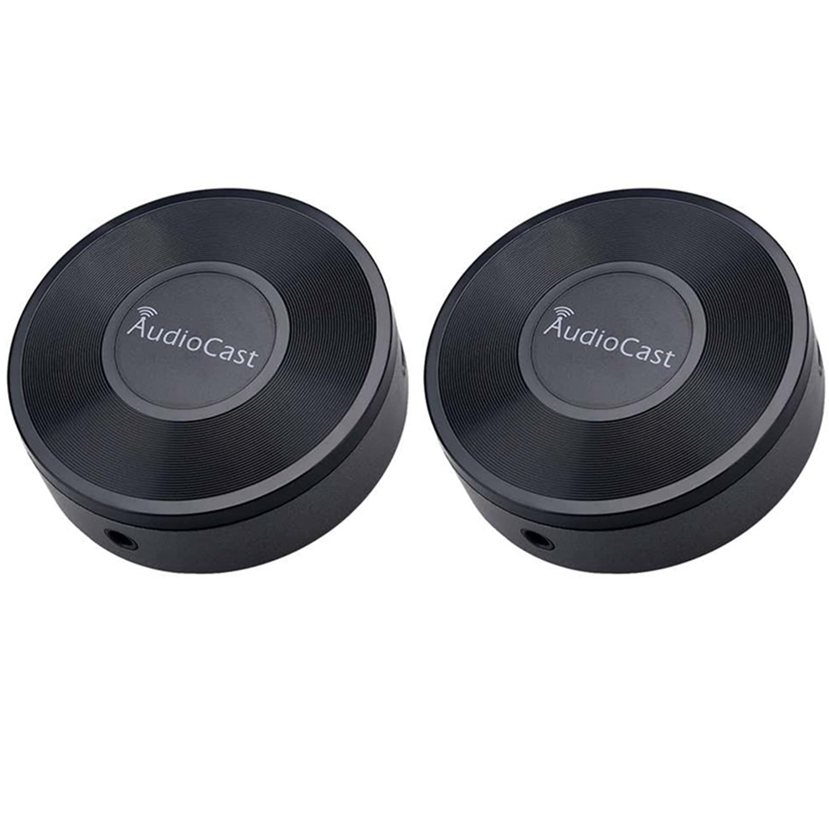 2 Pack Audiocast M5 DLNA AirPlay WiFi Music Streamer - Wireless Audio Receiver for Multi-Room Speaker System | Perfect for Home Theater, Parties & Office Background Music