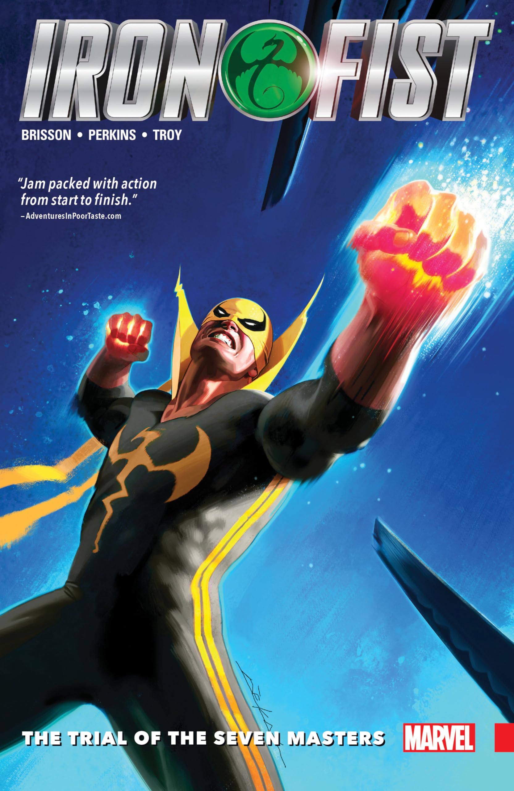 Iron Fist Vol. 1: The Trial of the Seven Masters | Marvel Comics Graphic Novel | Kung Fu Superhero Action | Perfect for Marvel Fans & Comic Book Collectors | Great Gift for Superhero Lovers | Read at Home, Gym or During Travel